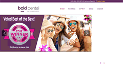Desktop Screenshot of bolddental.com