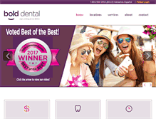 Tablet Screenshot of bolddental.com